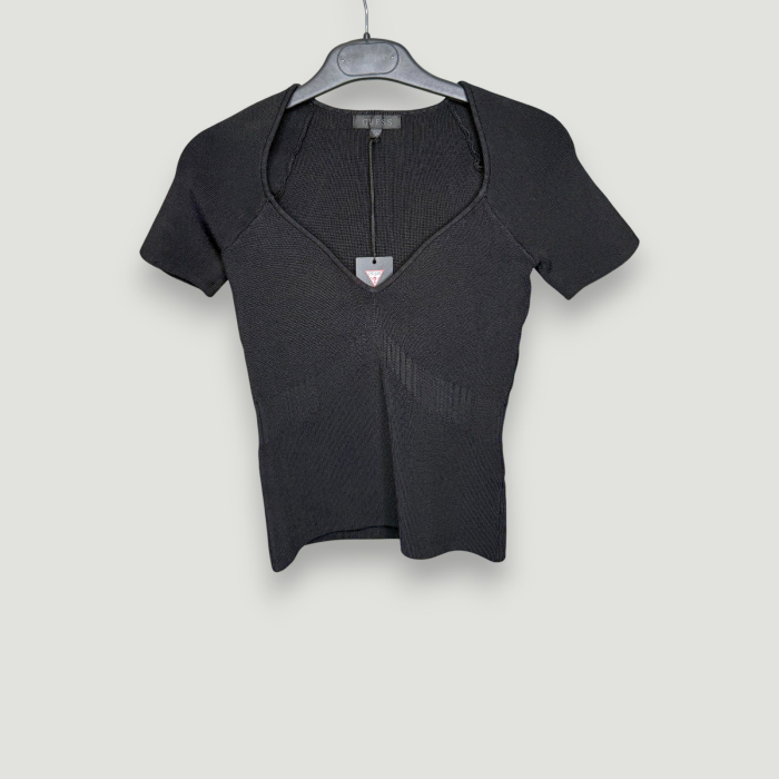 Tricou damă Guess Negru Logo [3]