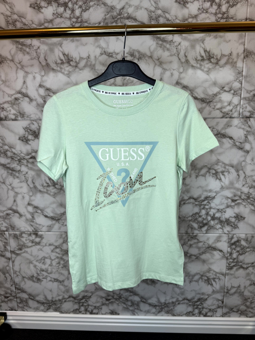 Tricou Dama Guess Verde, Marimea XS [2]
