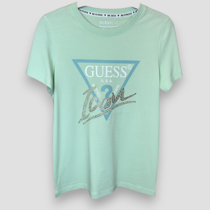 Tricou Dama Guess Verde, Marimea XS [2]