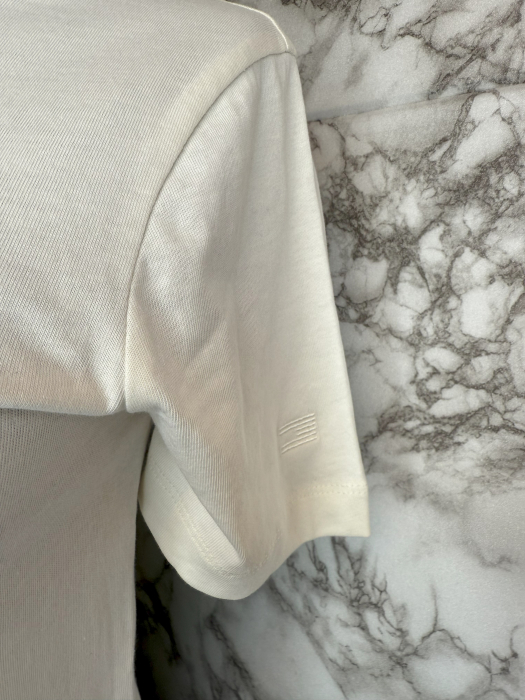 Tricou damă Tommy Hilfiger Bej Logo, original outlet [2]