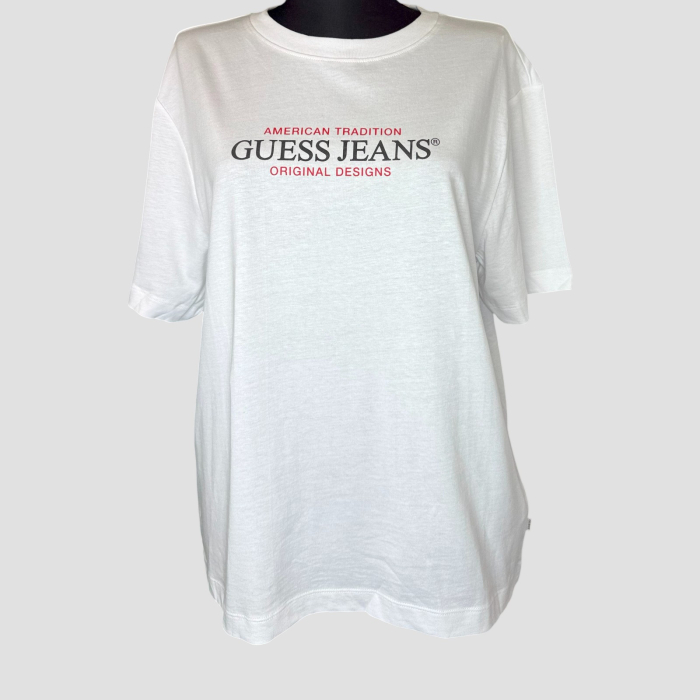 Tricou Guess femei alb XS/S/M original casual [3]