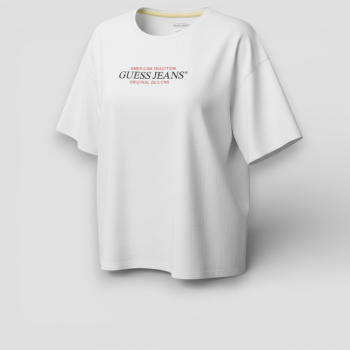 Tricou Guess femei alb XS/S/M original casual [2]