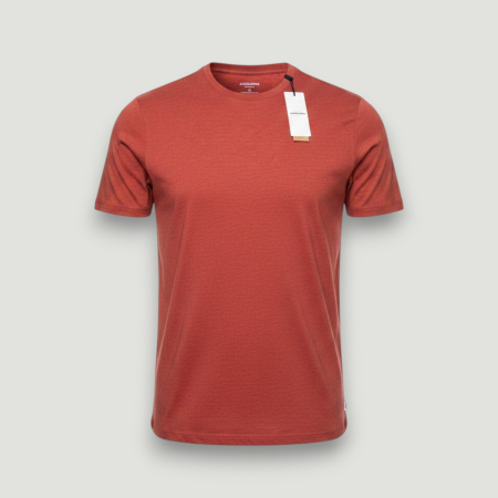 IMBRĂCĂMINTE - Tricou Jack & Jones Essentials Roșu Melanj- Outlet Original | BeNut Style