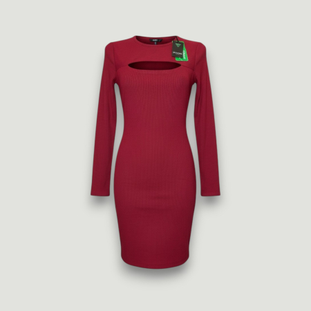 Rochie Premium Guess roșie mulată damă – elegantă și sexy- – logo distinctiv, colecție outlet. [1]