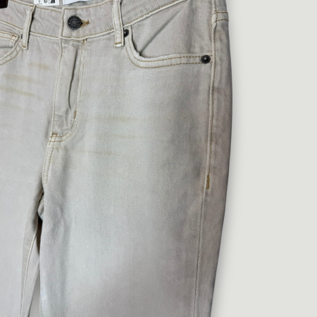 Blugi Guess damă crem croială dreaptă [2]