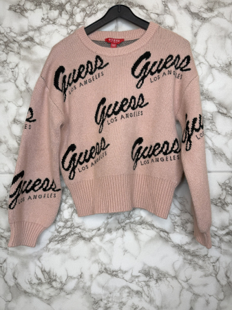 Bluză Guess Copii – Bumbac- logo distinctiv, colecție outlet. [2]