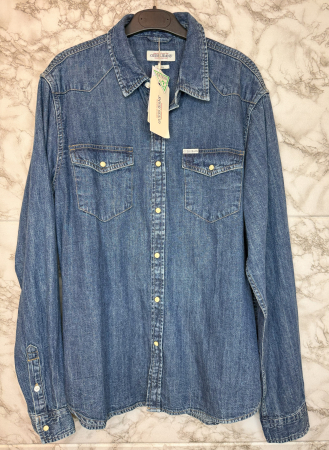 Cămășă bărbați Guess Jeans originală, logo distinctiv, colecție outlet [4]