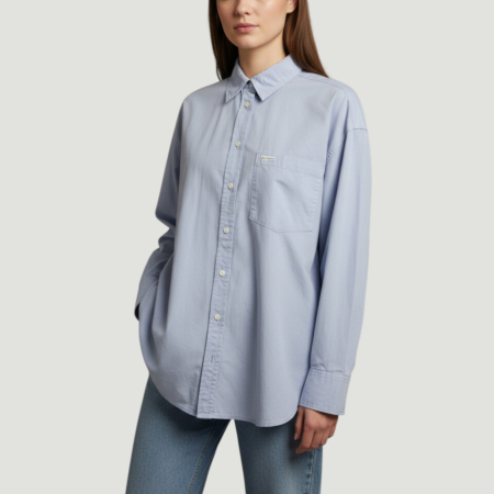 CĂMĂȘI - Cămașă damă Guess Jeans albastră, originală outlet