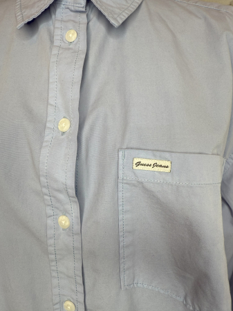 Cămașă damă Guess Jeans albastră, originală outlet [1]