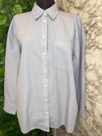 Cămașă damă Guess Jeans albastră, originală outlet [3]