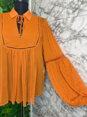 Cămașă damă Guess Portocaliu, original outlet [1]