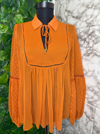 CĂMĂȘI - Cămașă damă Guess Portocaliu, original outlet