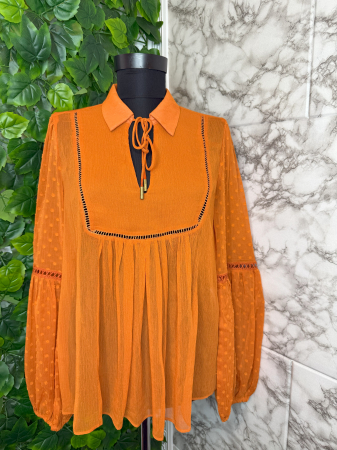 Cămașă damă Guess Portocaliu, original outlet [2]