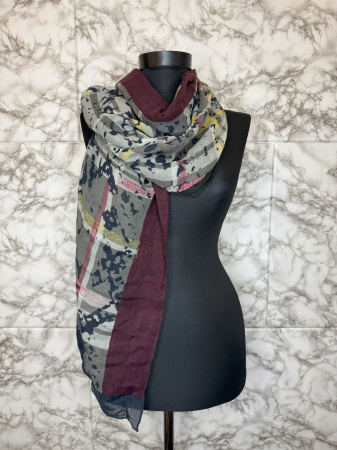 Eșarfă Guess Damă- logo distinctiv, colecție outlet. [1]