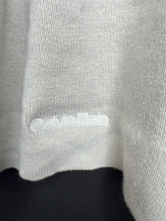 Fular Gri Calvin Klein Unisex- logo distinctiv, colecție outlet. [3]