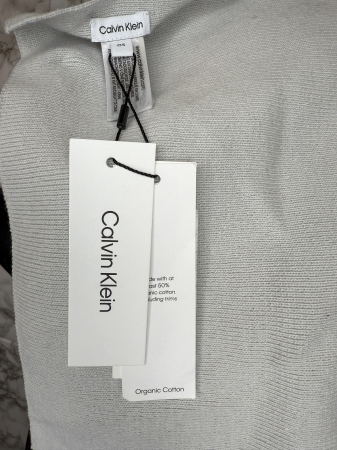 Fular Gri Calvin Klein Unisex- logo distinctiv, colecție outlet. [2]