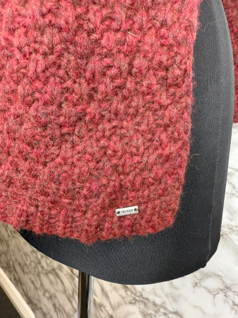 Fular Vișiniu Tommy Hilfiger Unisex- logo distinctiv, colecție outlet. [4]