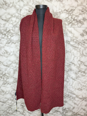 Fular Vișiniu Tommy Hilfiger Unisex- logo distinctiv, colecție outlet. [1]