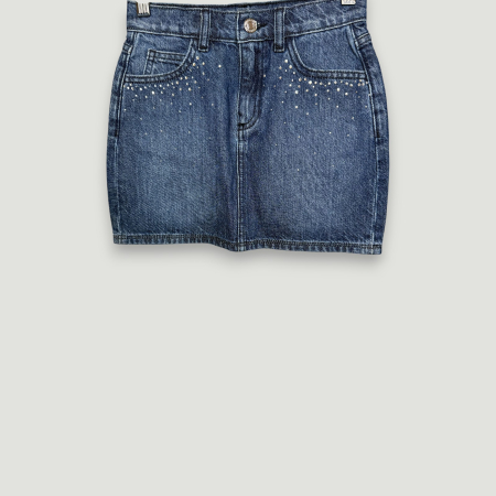 FUSTE - Fustă Copii Guess Albastră,Croială lejeră, material subțire, produs original outlet.