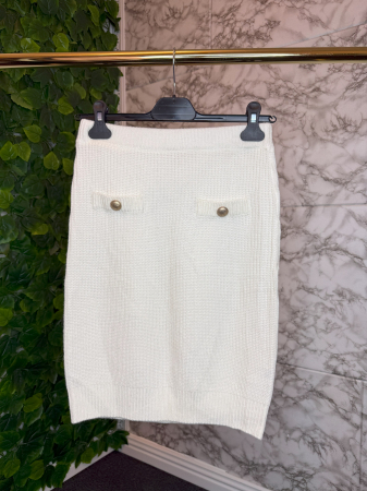 FUSTE - Fusta Midi Guess Bej, Marimea S