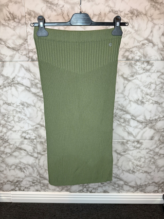 FUSTE - Fusta Midi Guess Verde, Marimea S