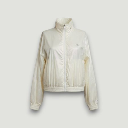 Geacă Calvin Klein damă, alb-ivory- logo distinctiv, colecție outlet. [1]