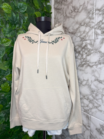 HANORACE - Hanorac damă Guess Bej, Logo