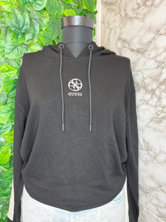 Hanorac damă Guess Negru, Logo [2]