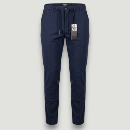 PANTALONI ELEGANȚI - Pantaloni casual GUESS bleumarin- Outlet Original | BeNut Style