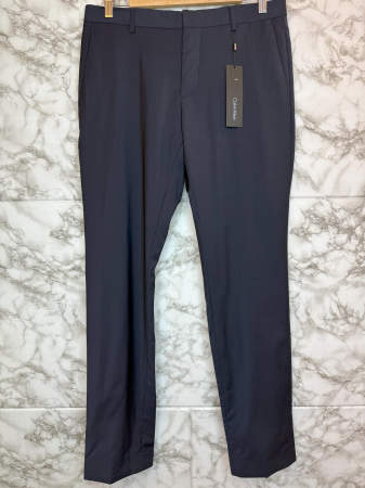 PANTALONI ELEGANȚI - Pantaloni eleganți bărbați Calvin Klein, logo distinctiv, colecție outlet