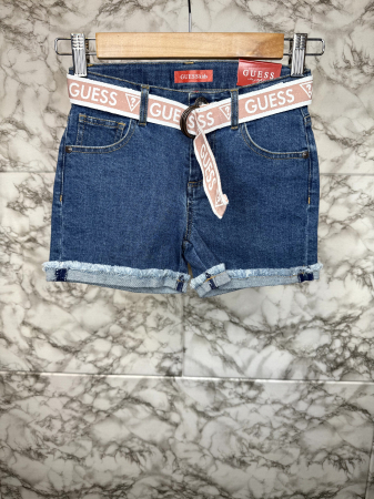 PANTALONI/BLUGI - Pantaloni scurți copii Guess albastri