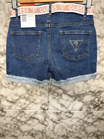 Pantaloni scurți copii Guess albastri [4]