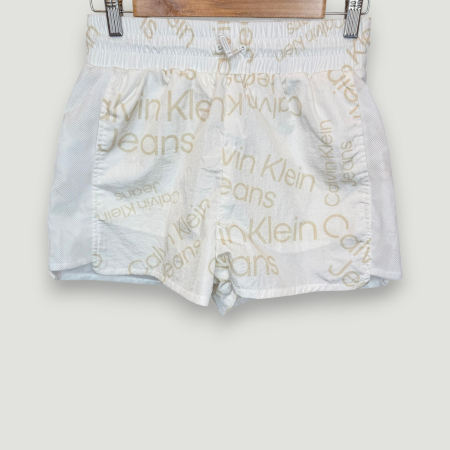 SPORT - Pantaloni Scurți Damă Calvin Klein de Baie – Lejeri cu Șnur– logo distinctiv, colecție outlet.