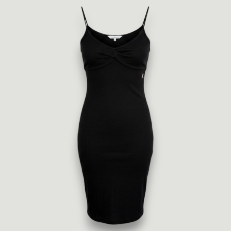 Rochie Calvin Klein Jeans neagră cu bretele- Outlet Original | BeNut Style [1]