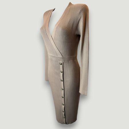 Rochie Premium Guess maro mulată damă – elegantă și sexy- logo distinctiv, colecție outlet. [4]