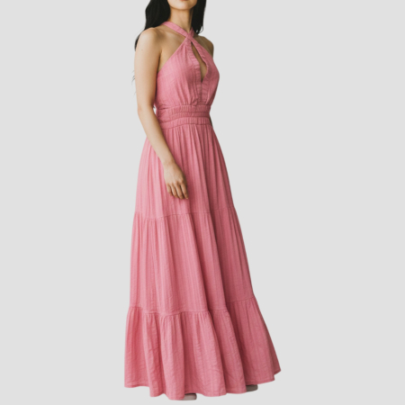 IMBRĂCĂMINTE DAMĂ - Rochie Lunga Roz Guess, Marimea 44 (L)