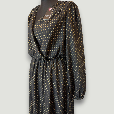 Rochie Premium Guess neagră damă – elegantă și sexy- logo distinctiv, colecție outlet. [2]