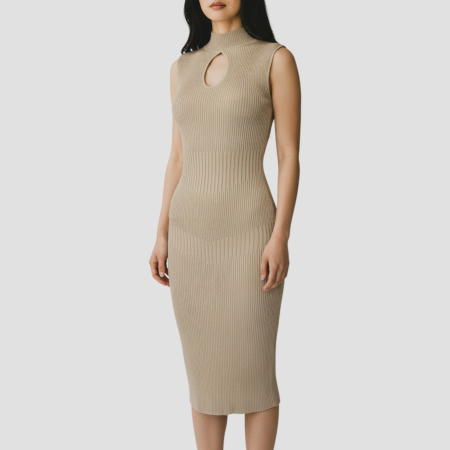 IMBRĂCĂMINTE DAMĂ - Rochie Scurta Bej Guess, Marimea S