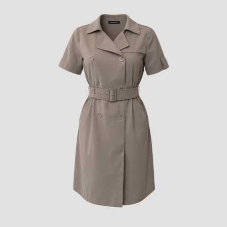 IMBRĂCĂMINTE DAMĂ - Rochie Scurta Guess Kaki, Marimea S