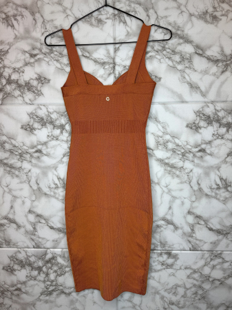 Rochie Scurta Guess Portocalie, Marimea XS [3]