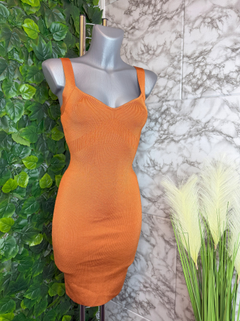 Rochie Scurta Guess Portocalie, Marimea XS [1]