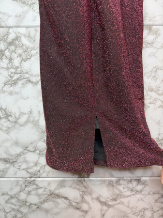 Rochie Scurta Guess Rosie cu Sclipici, Marimea XS [4]