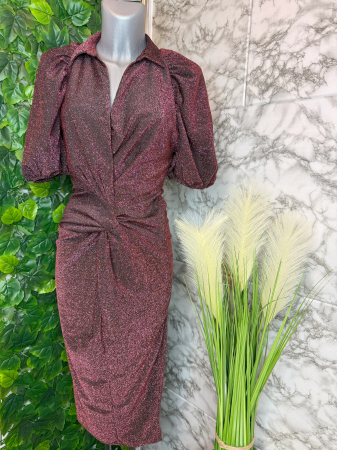 Rochie Scurta Guess Rosie cu Sclipici, Marimea XS [1]