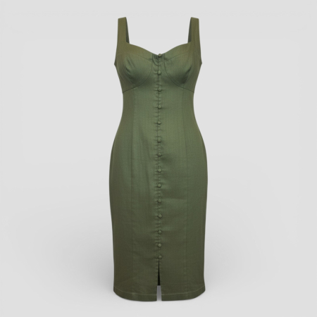 IMBRĂCĂMINTE DAMĂ - Rochie Scurta Guess Verde, Marimea M