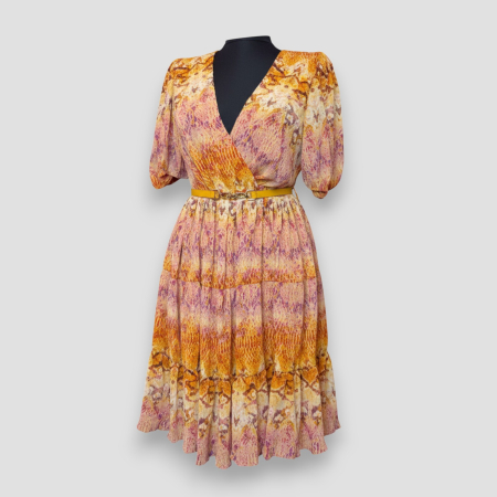 IMBRĂCĂMINTE DAMĂ - Rochie Scurta Multicolora Marciano by Guess, Marimea 38 (M)