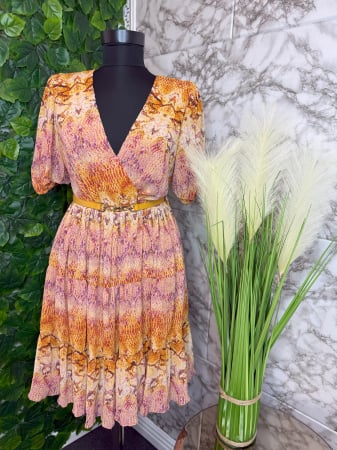 ROCHII - Rochie Scurta Multicolora Marciano by Guess, Marimea 38 (M)