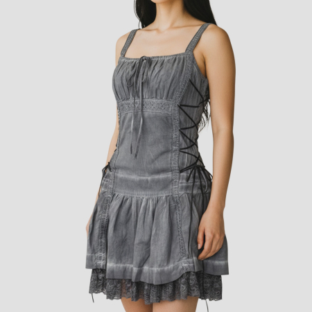 IMBRĂCĂMINTE DAMĂ - Rochie Scurta Neagra Guess, Marimea 38 (M)