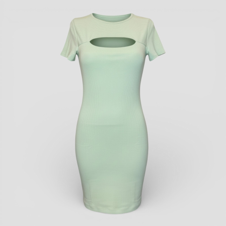 IMBRĂCĂMINTE DAMĂ - Rochie Scurta Verde Guess, Marimea M