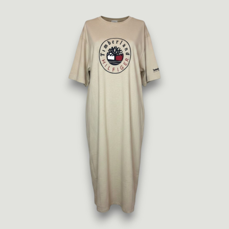 rochie-tricou-tommy-hilfiger-dama-crem [1]