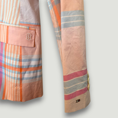 Sacou damă original Tommy Hilfiger - carouri multicolore, design elegant, colecție outlet [3]